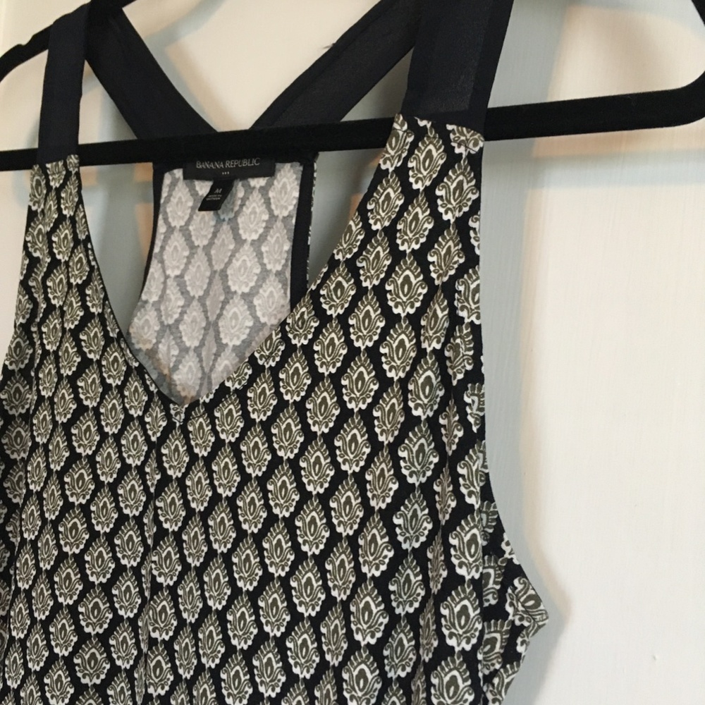 Banana Republic Tank, Black/Olive, Medium, NWOT - Picture 2 of 3